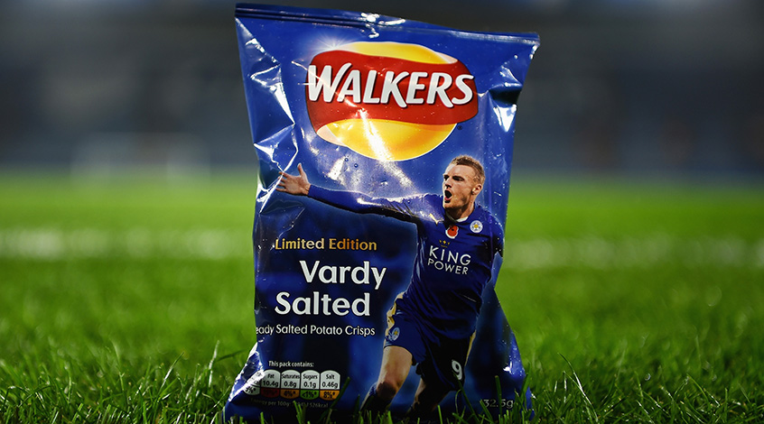 Vardy Salted is a new flavour of crisp.