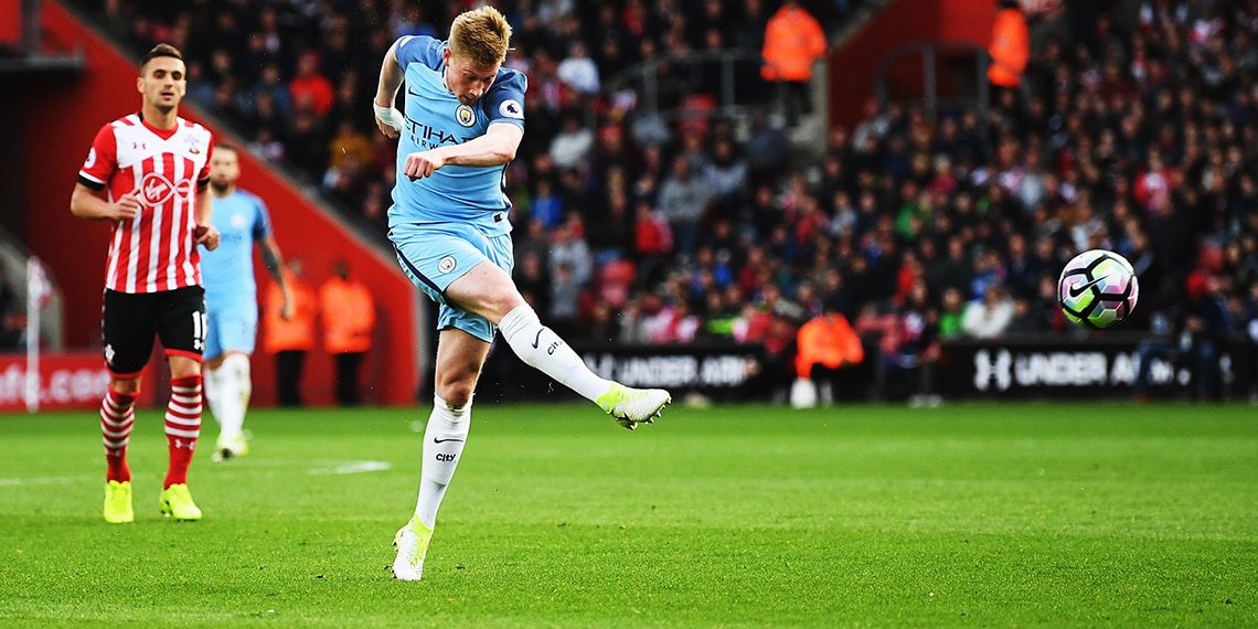 De Bruyne can shoot, too!